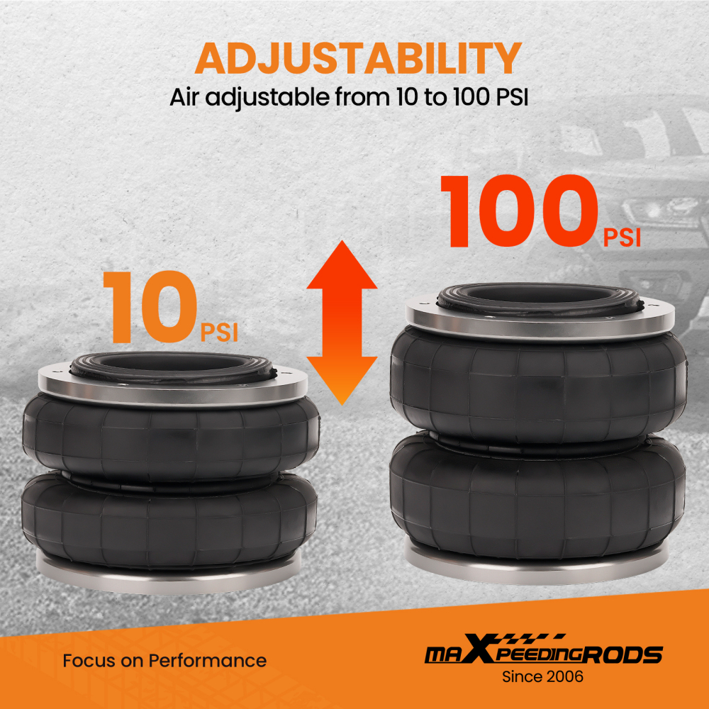 New Air Suspension Bag Load Assist Kit compatible for Toyota Hilux 4WD 2005-2015 Heavy Duty