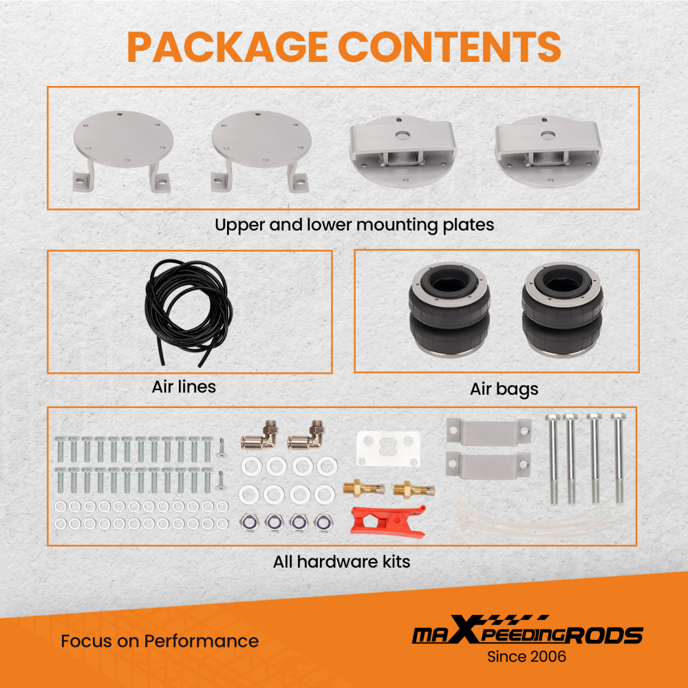 New Air Suspension Bag Load Assist Kit compatible for Toyota Hilux 4WD 2005-2015 Heavy Duty