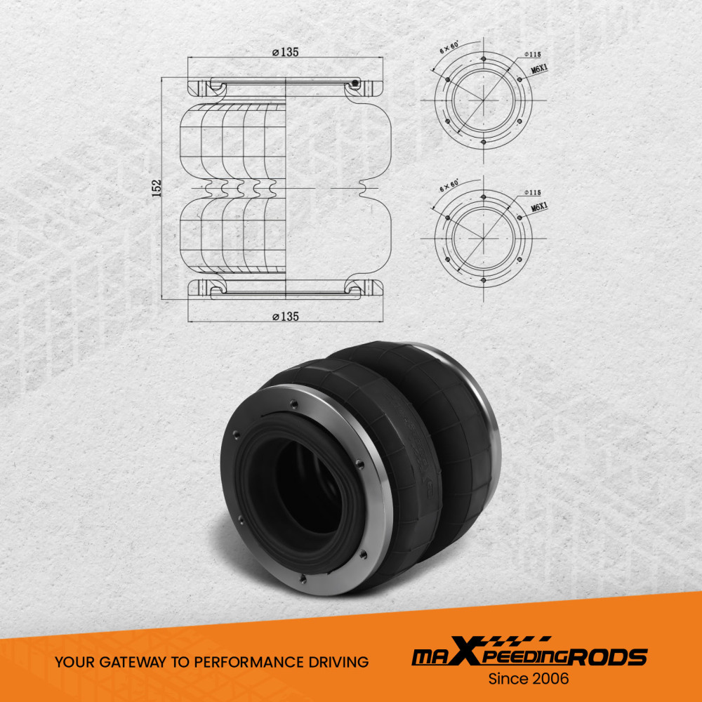 Air Suspension Bag Assist Kit Compatible For Toyota Landcruiser V8 70 76 78 79 VDJ79 2009+