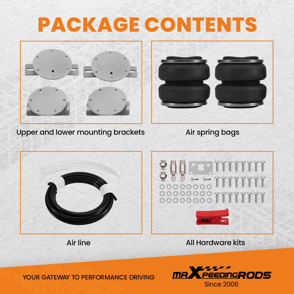 Air Suspension Bag Assist Kit Compatible For Toyota Landcruiser V8 70 76 78 79 VDJ79 2009+