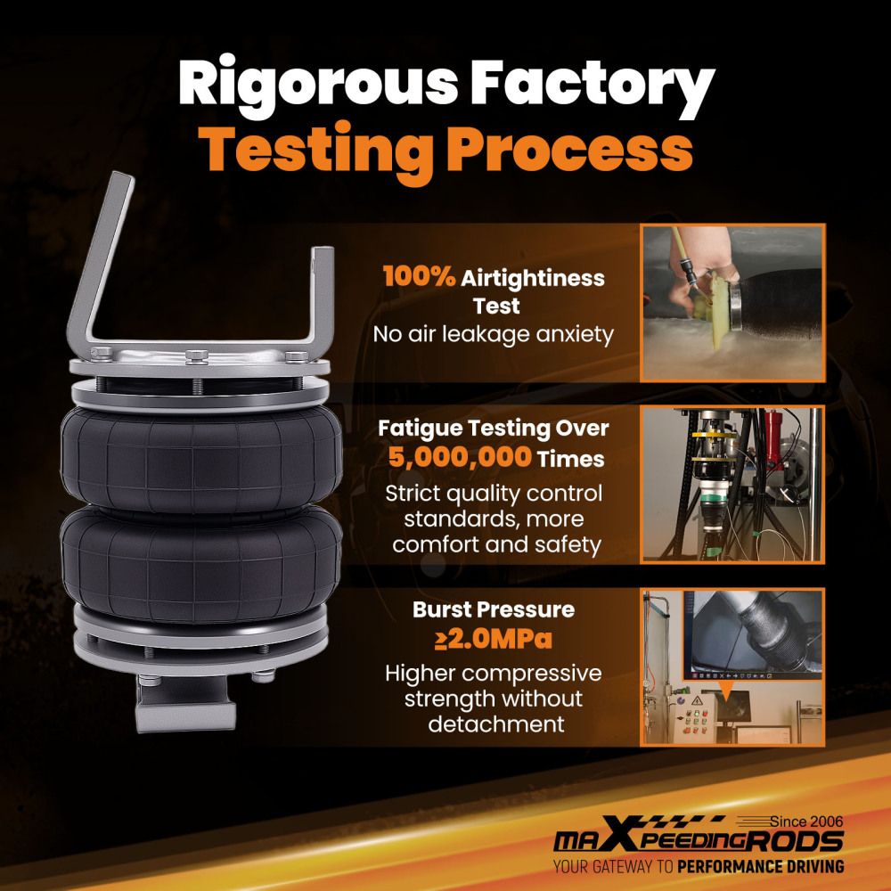 NEW! Rear Air Suspension Bag Load Assist Kit compatible for Toyota Hilux 4WD 2015-2020