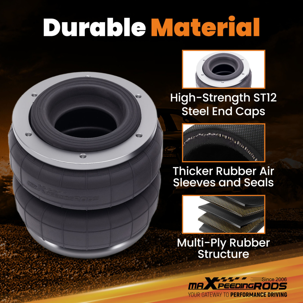 NEW! Rear Air Suspension Bag Load Assist Kit compatible for Toyota Hilux 4WD 2015-2020