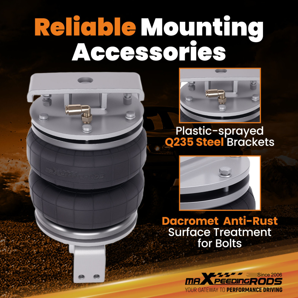 NEW! Rear Air Suspension Bag Load Assist Kit compatible for Toyota Hilux 4WD 2015-2020