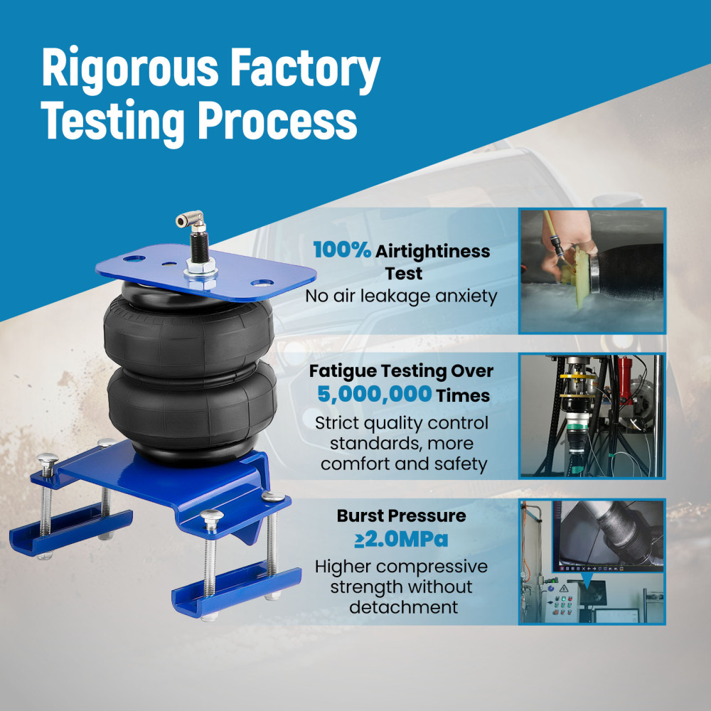 Rear Air Helper Spring Suspension Level Kit compatible for Toyota Tundra 2007-2022