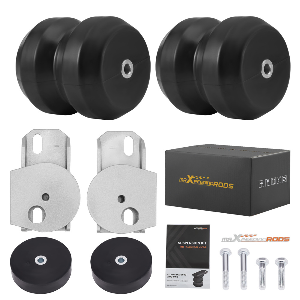 Rubber Spring Kit Rear L+R Enhancement System compatible for RAM 2500 2WD 4WD 2014 -2025