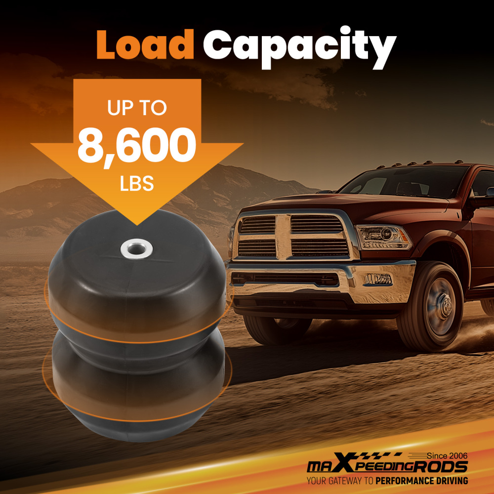 Rubber Spring Kit Rear L+R Enhancement System compatible for RAM 2500 2WD 4WD 2014 -2025