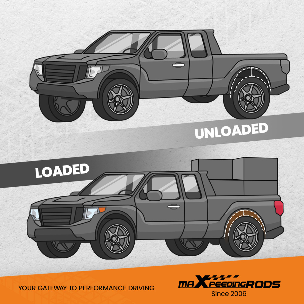 Rubber Spring Kit Rear L+R Enhancement System compatible for RAM 2500 2WD 4WD 2014 -2025