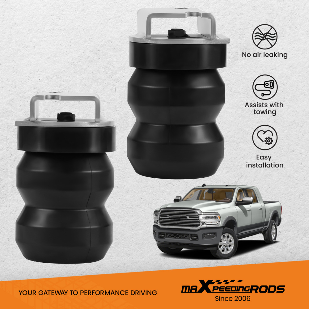Rubber Spring Kit Rear L+R Enhancement System compatible for RAM 2500 2WD 4WD 2014 -2025