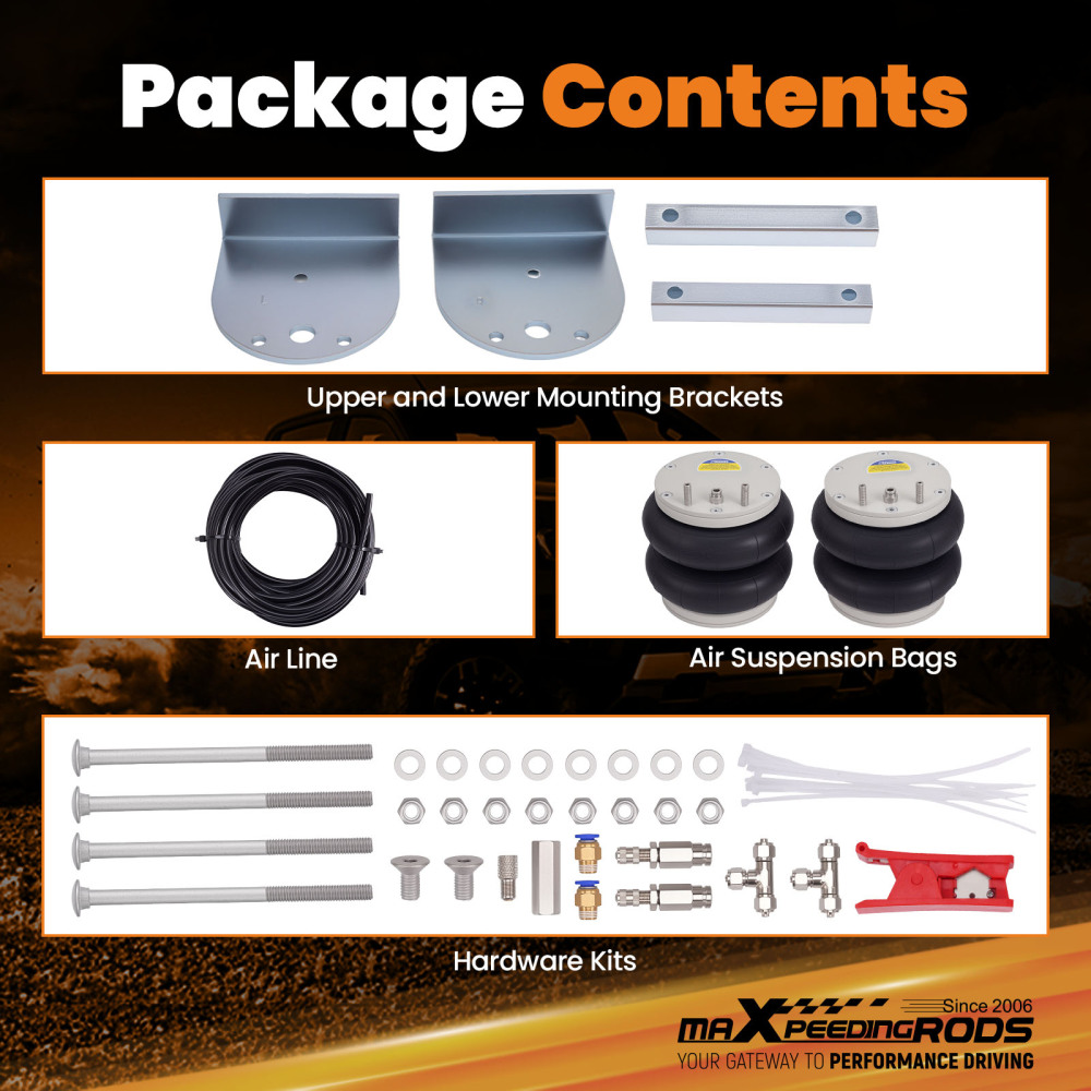 Kit Sospensioni Pneumatiche con Staffe compatibile per Opel Movano compatibile per Renault Master 2010-