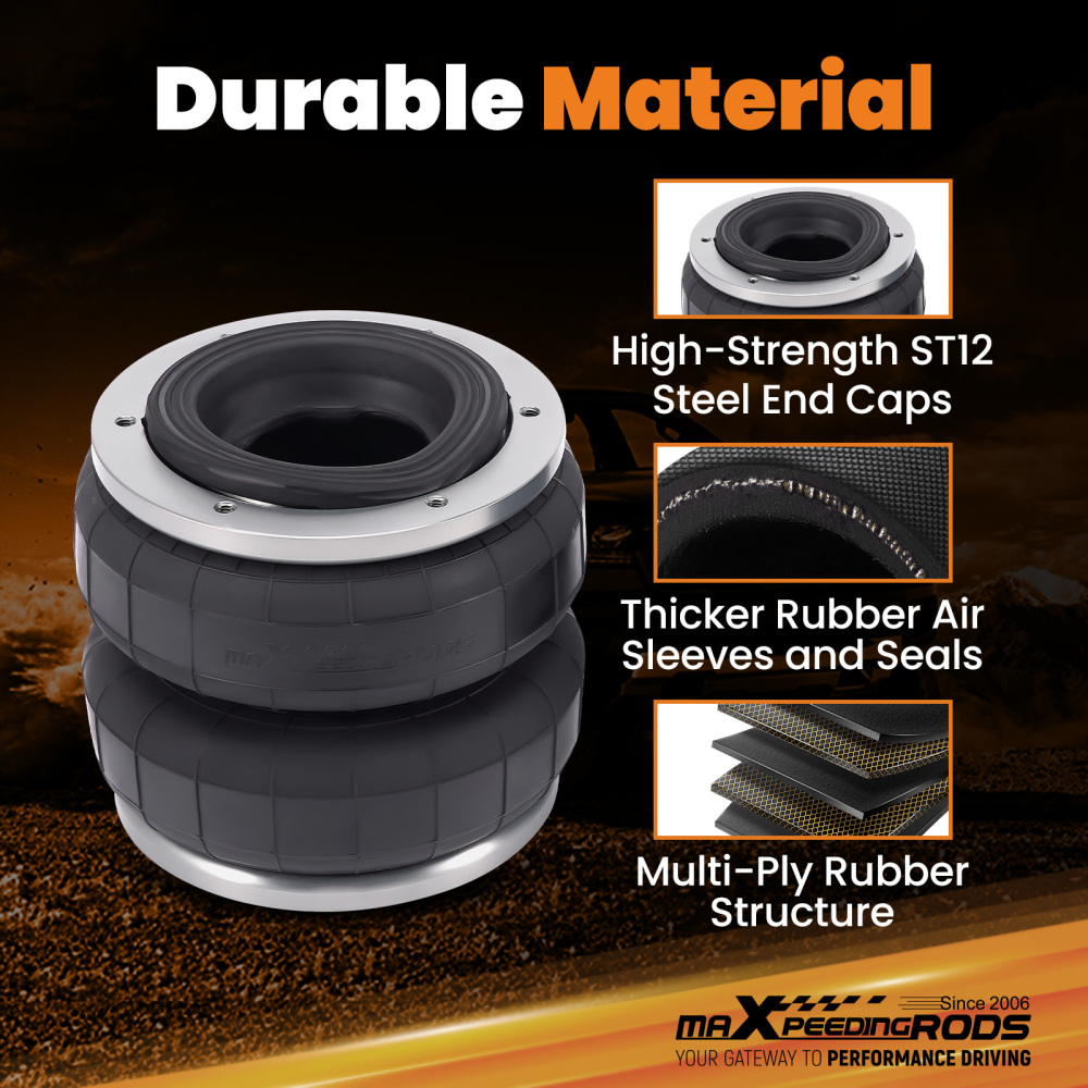 Air Assisit Sping Bag Suspension Kit For Volkswagon Amarok 4X4 2010-2022 5600LBS