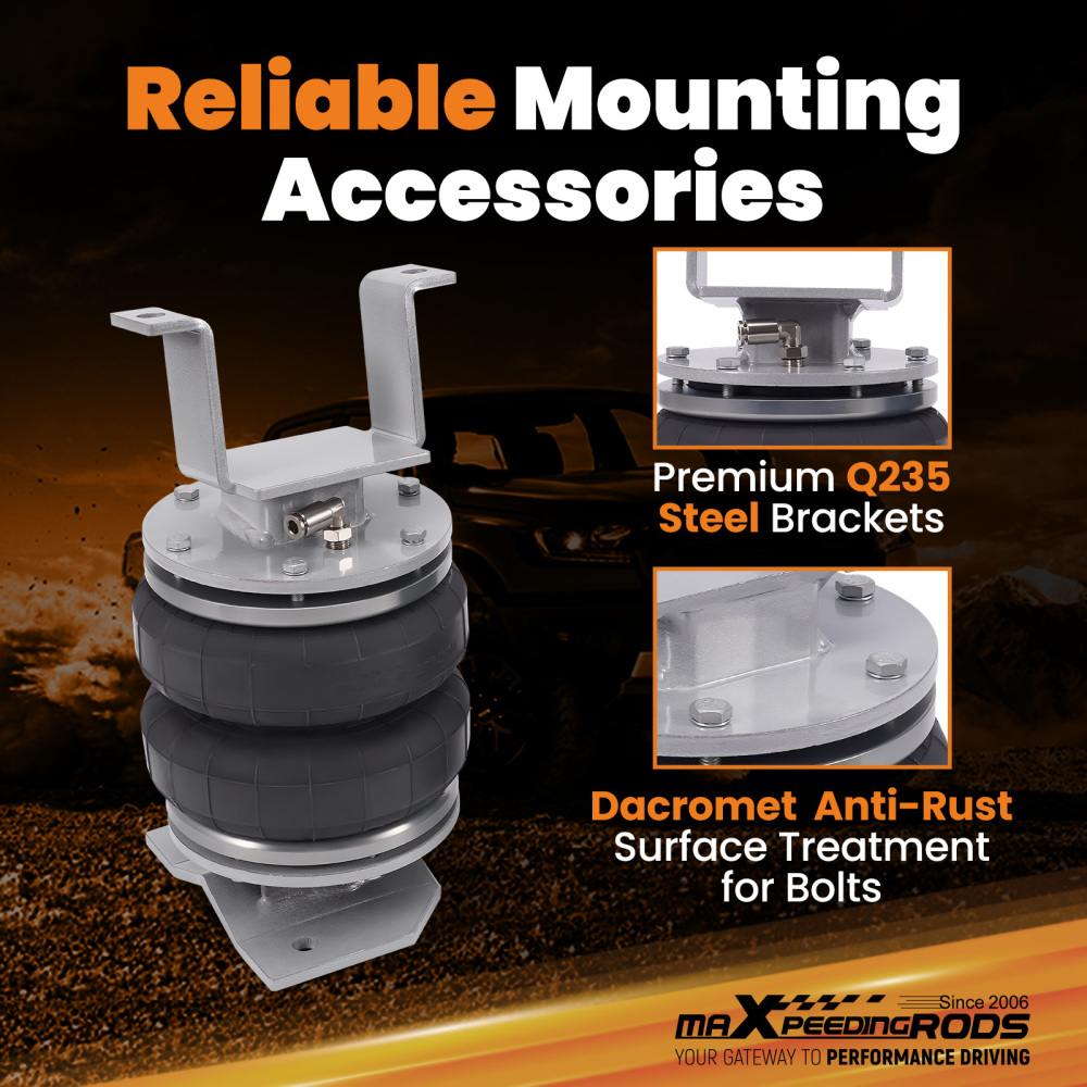 Air Assisit Sping Bag Suspension Kit For Volkswagon Amarok 4X4 2010-2022 5600LBS