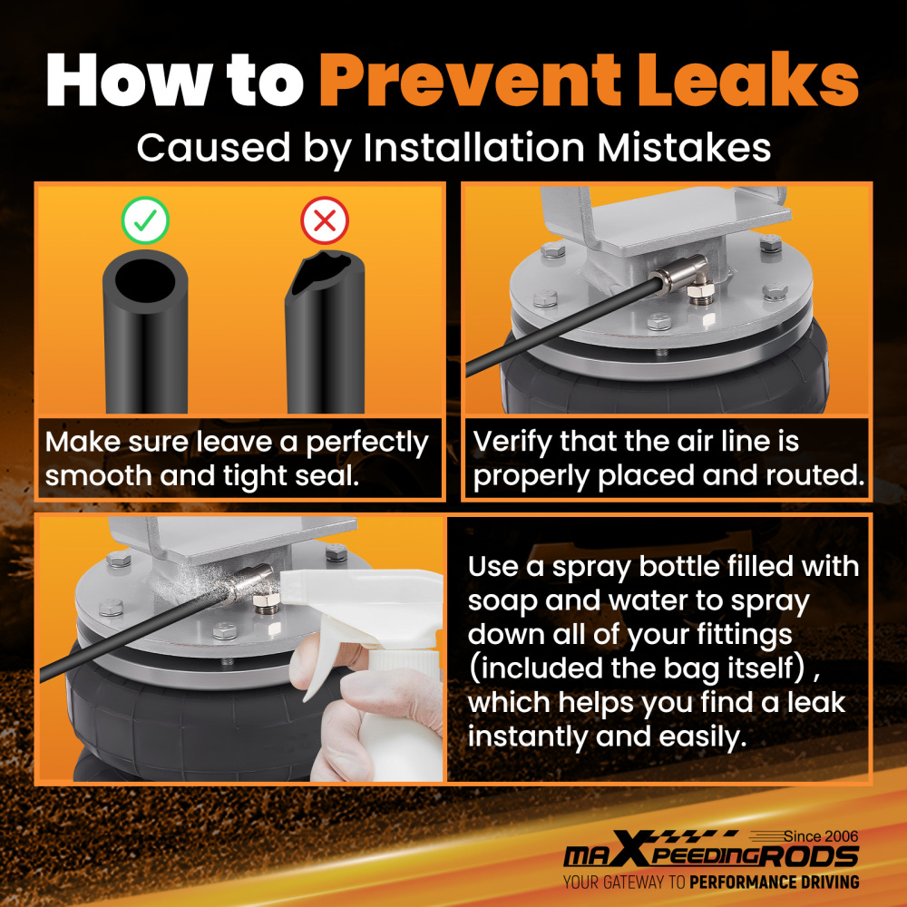 Air Assisit Sping Bag Suspension Kit For Volkswagon Amarok 4X4 2010-2022 5600LBS