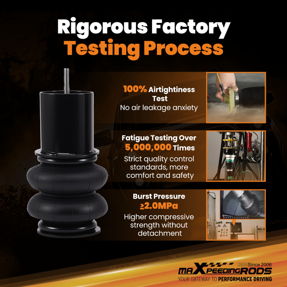 Rear Air Ride Suspension Bags Mounting Brackets compatible for Chevy Impala 1965-1970