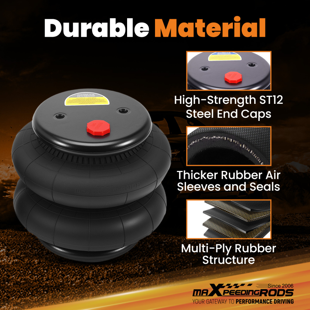 Front Air Ride Suspension Bags Mounting Brackets compatible for Chevy Impala 1958-1964