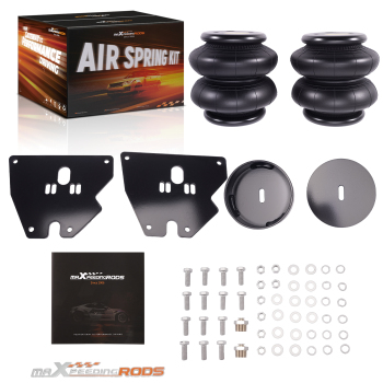 Front 2x Air Spring Bags Mounting Brackets compatible for Chevy C10 Trucks 2WD 1963-1972