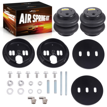 Rear 2x Air Spring Bags Mounting Brackets compatible for Chevy C10 Trucks 2WD 1963-1972