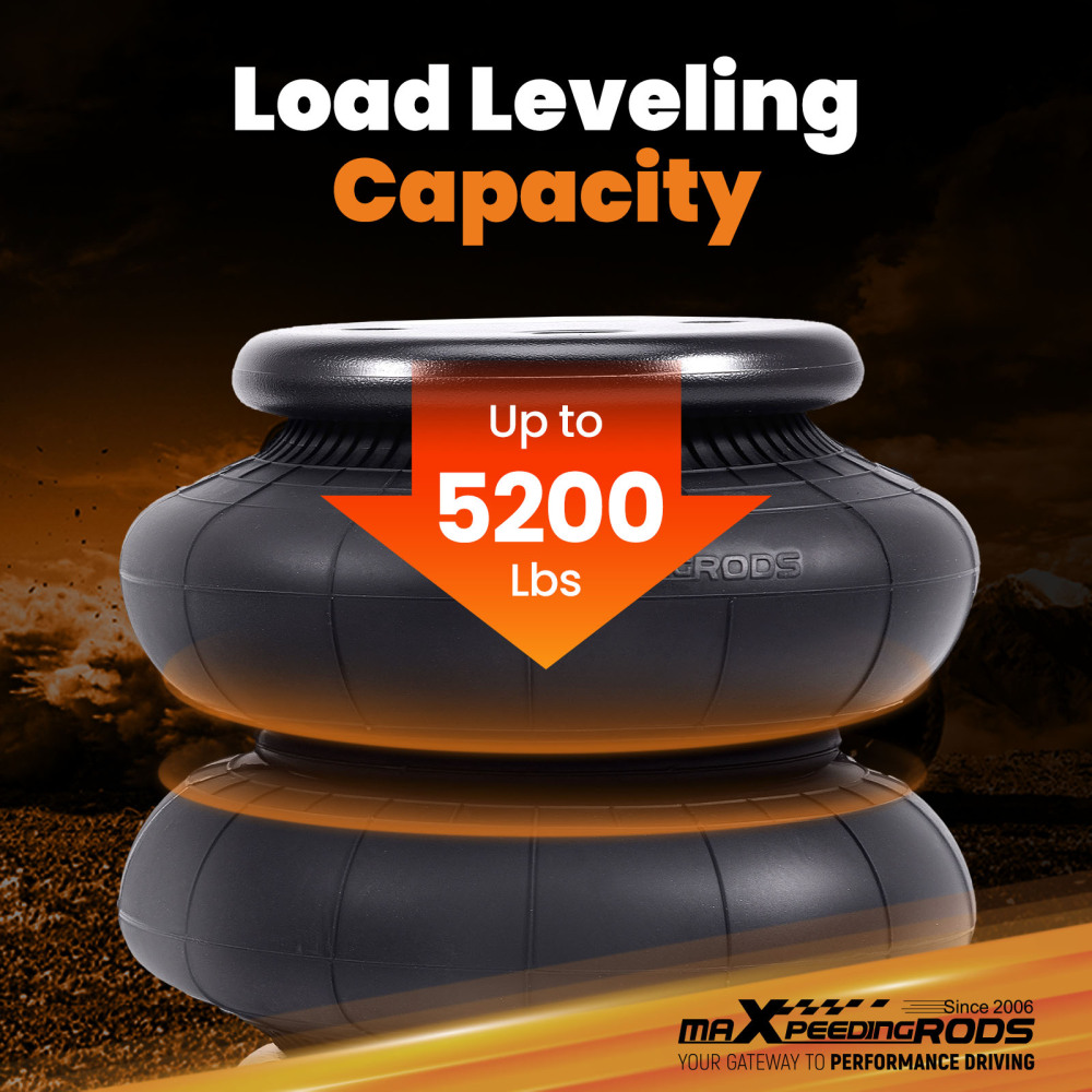 Rear 2x Air Spring Bags Mounting Brackets compatible for Chevy C10 Trucks 2WD 1963-1972