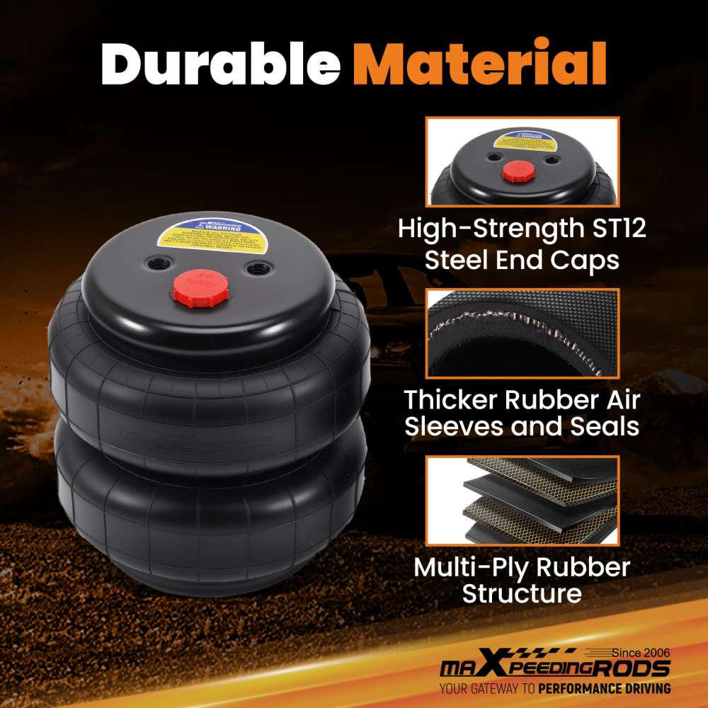 Front Air Ride Suspension Bags Mounting Brackets compatible for Chevy Impala 1965-1970