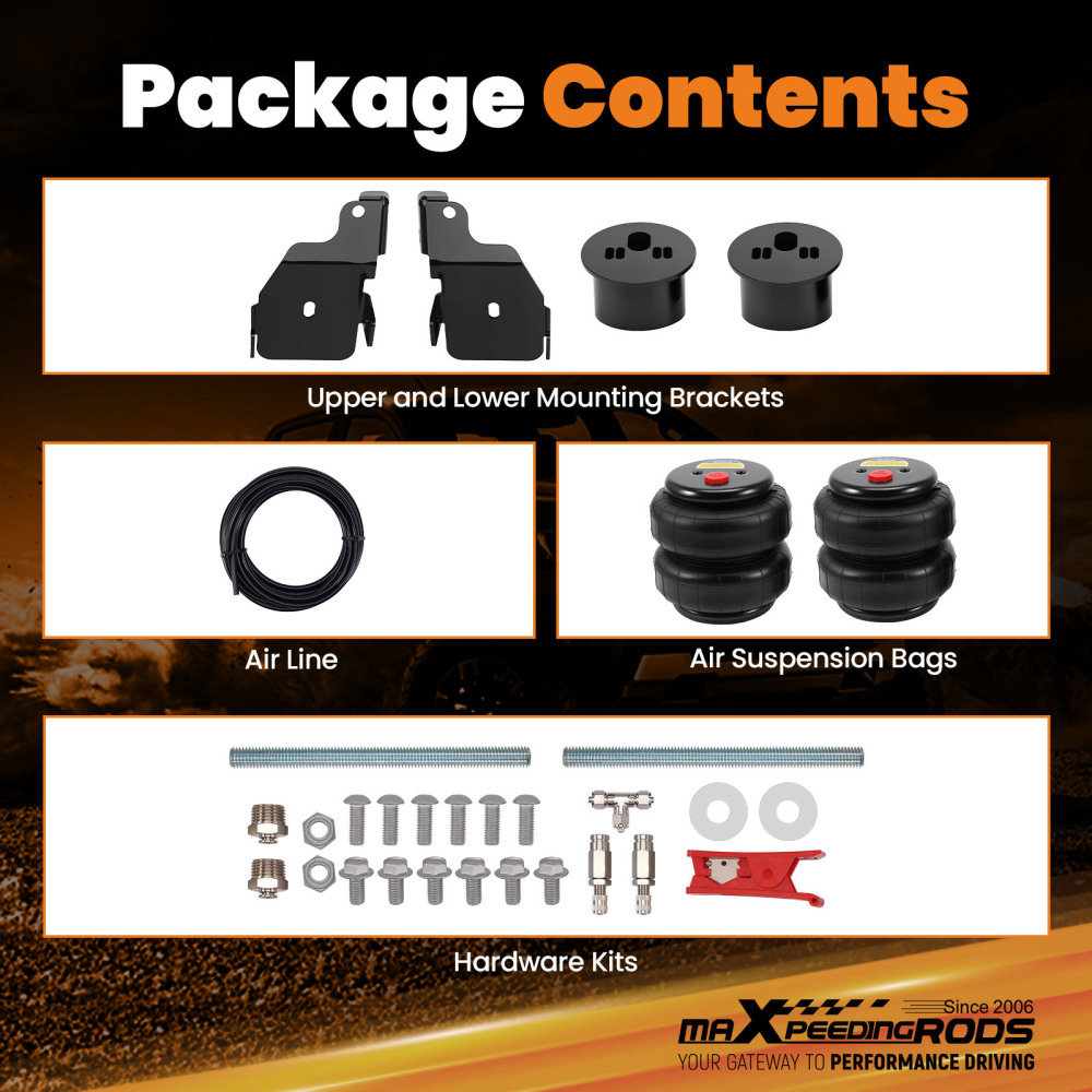 Front Air Ride Suspension Bags Mounting Brackets compatible for Chevy Impala 1965-1970