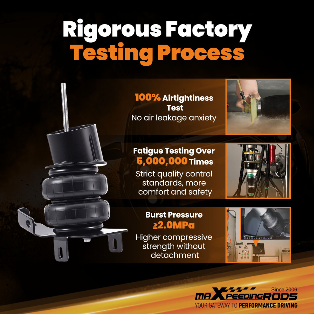 Front Air Ride Suspension Bags Mounting Brackets compatible for Chevy Impala 1965-1970