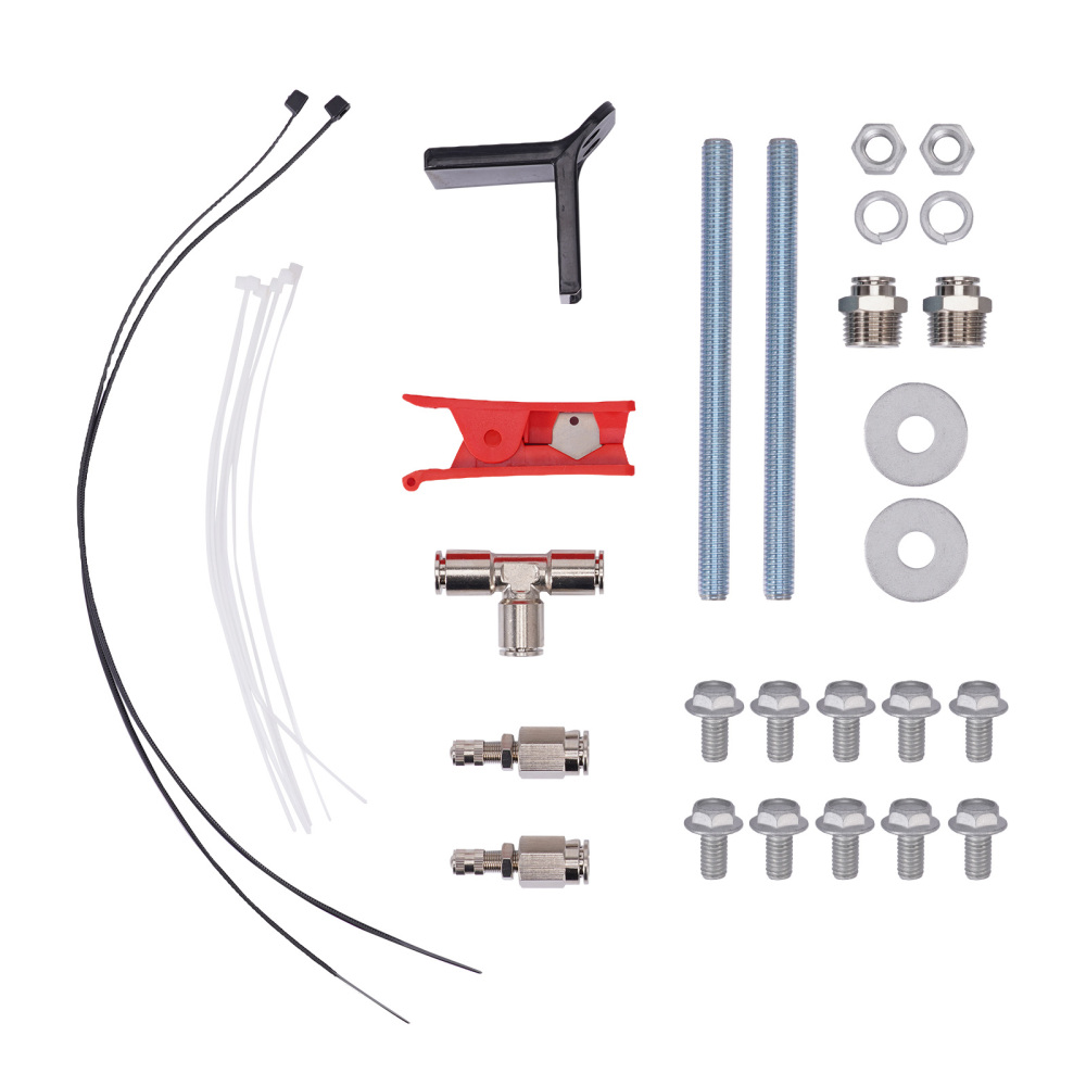 Front 2x Air Spring Bags Mounting Brackets compatible for Chevy B-Body 1971–1996