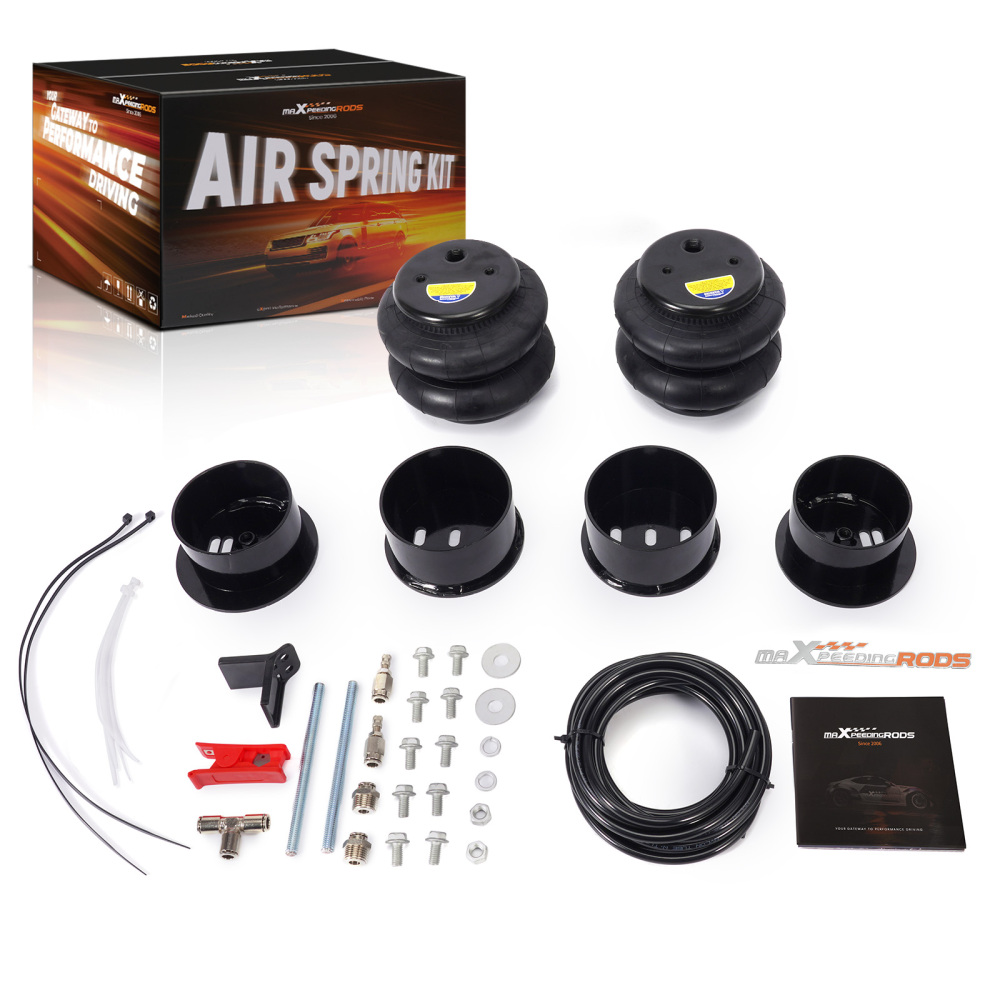 Front 2x Air Spring Bags Mounting Brackets compatible for Chevy B-Body 1971–1996