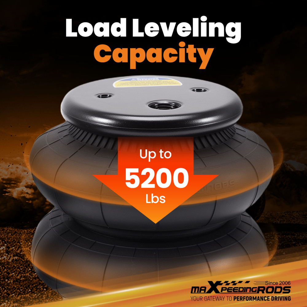 Rear Air Ride Suspension Bags Mounting Brackets compatible for Chevy Impala 1958-1964