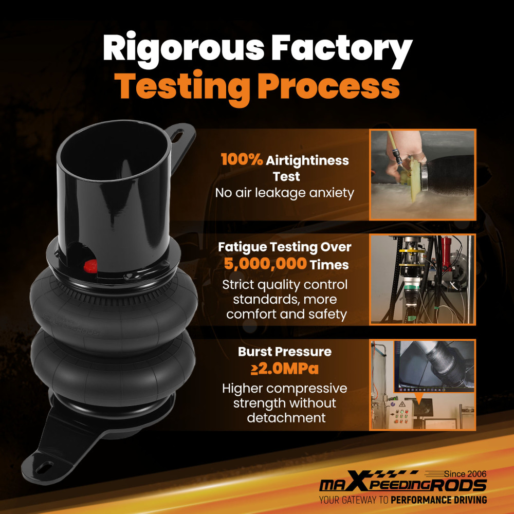 Rear Air Ride Suspension Bags Mounting Brackets compatible for Chevy Impala 1958-1964