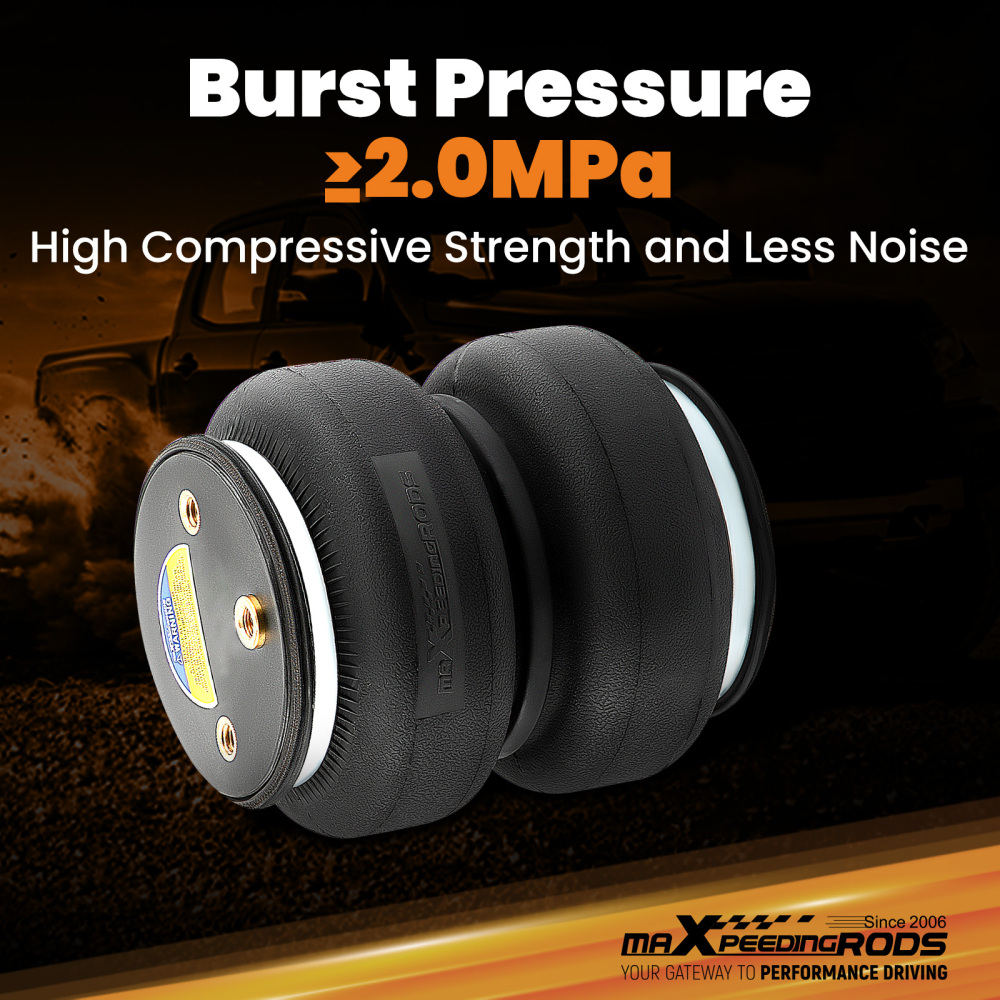 Rear Air Helper Spring Bags leveling Kit compatible for GMC Sierra 2500 HD 3500 HD 2015