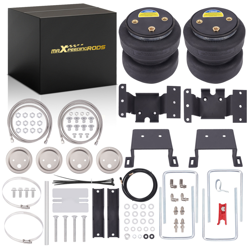 Rear Air Helper Spring Bags leveling Kit compatible for GMC Sierra 2500 HD 3500 HD 2015