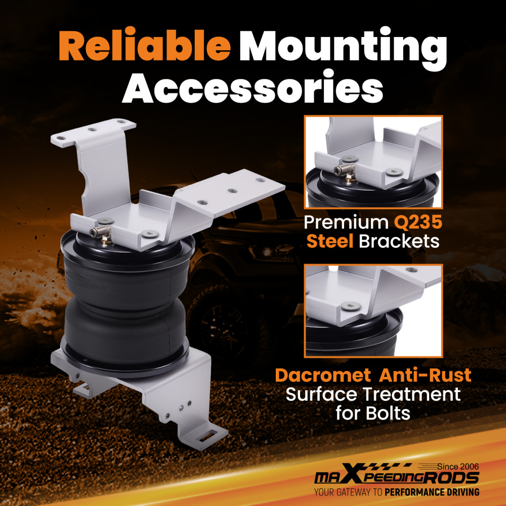 Rear Air Helper Spring leveling Kit compatible for GMC Sierra 2500 HD 3500 HD 2015