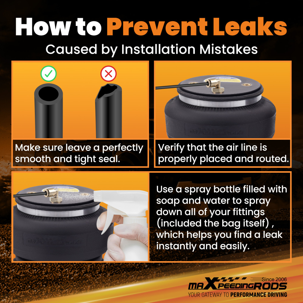 Rear Air Helper Spring leveling Kit compatible for GMC Sierra 2500 HD 3500 HD 2015