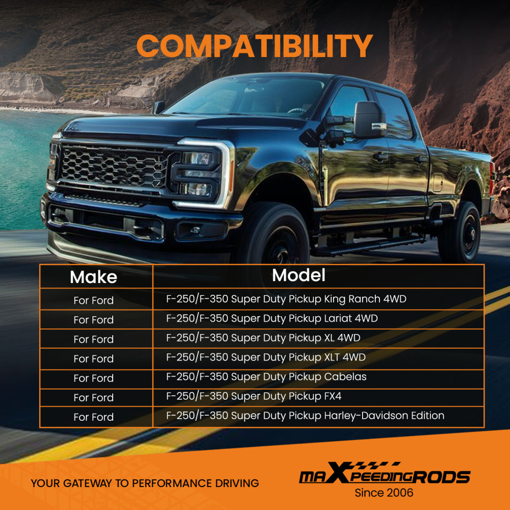 Air Spring Kit compatible for Ford F250 F350 compatible for Super Duty 2005-2010 LoadLifter 5000