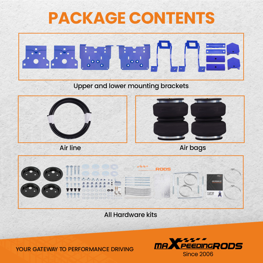 Air Spring Kit compatible for Ford F250 F350 compatible for Super Duty 2005-2010 LoadLifter 5000