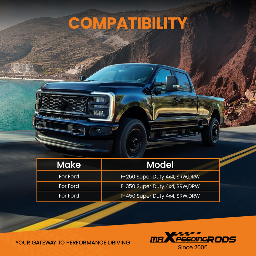 Suspension Air Spring Leveling Kit compatible for Ford F250 F350 F450 2011-2014 5000lbs