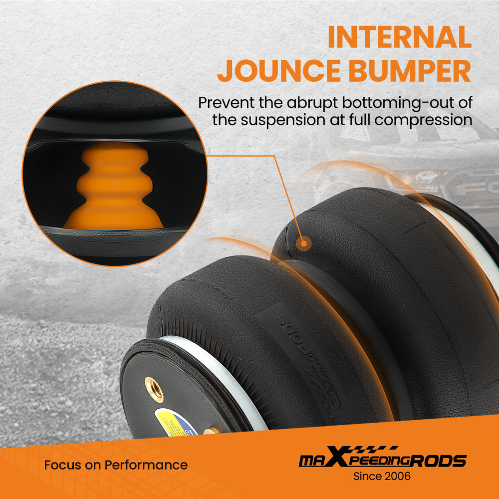 Air Spring Kit + Wireless Air Controller Kit compatible for Ford F150 2WD 4WD 2004-2014