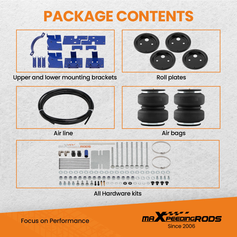 Air Spring Kit + Wireless Air Controller Kit compatible for Ford F150 2WD 4WD 2004-2014