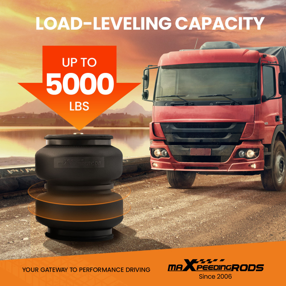 Air Spring Helper leveling Kit compatible for Ford F250 F350 compatible for Super Duty 2017-2019 5000 lbs