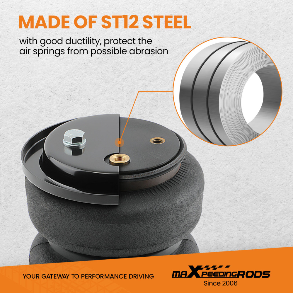 Air Spring Helper leveling Kit compatible for Ford F250 F350 compatible for Super Duty 2017-2019 5000 lbs