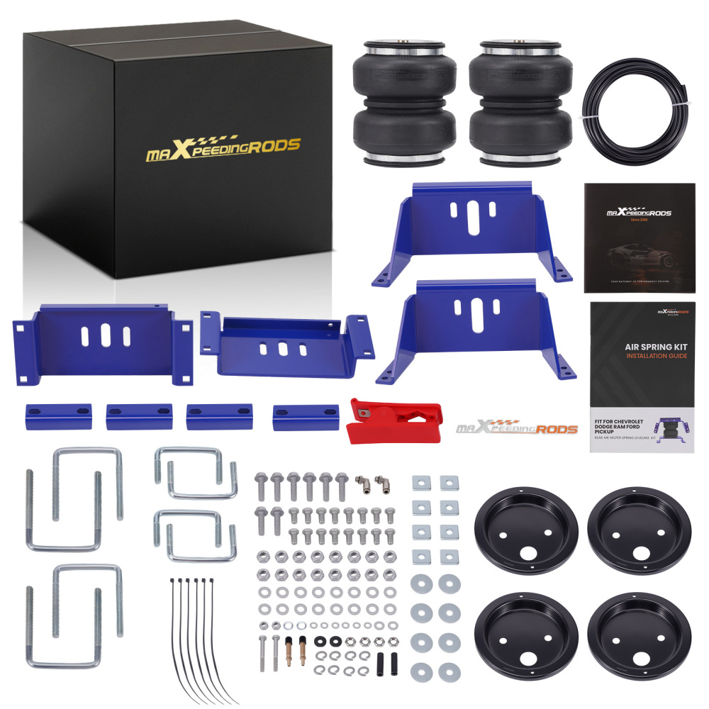 Compatible for Ford F-250 F350 compatible for Dodge Ram 5000 lbs New Air Spring Kit Rear