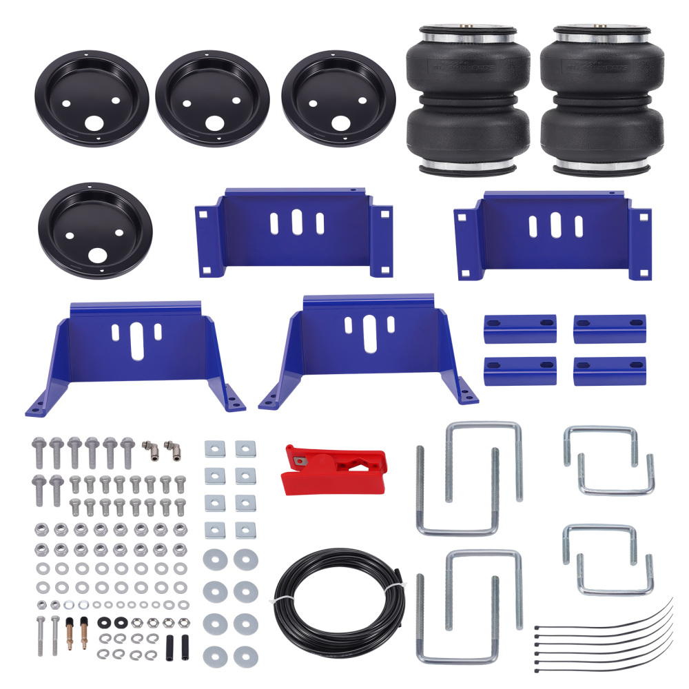 Air Helper Spring Suspension Leveling Kit compatible for Ford F-250 F-350 Super Duty 97-04