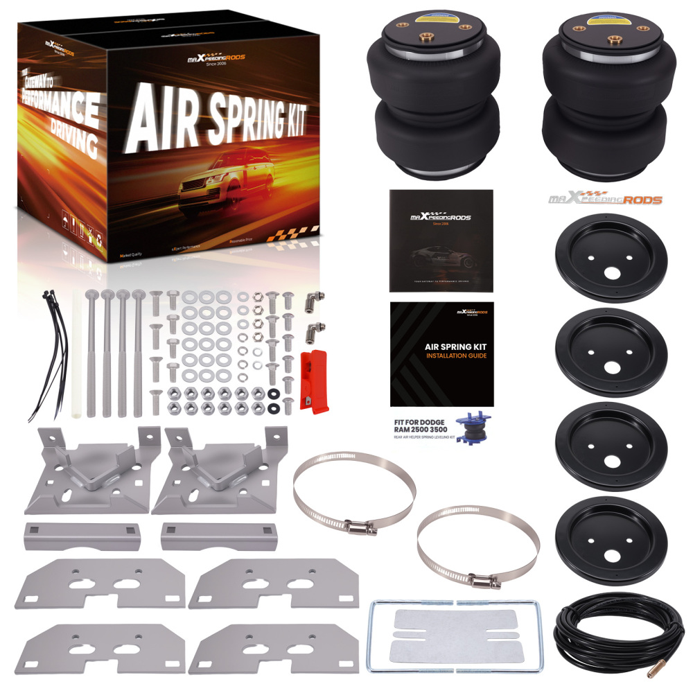 Rear Air Helper Spring Bag Leveling Kit compatible for Dodge Ram 2500 2003-2013 5000lbs 4WD