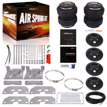 Rear Air Helper Spring Bag Leveling Kit compatible for Dodge Ram 2500 2003-2013 5000lbs 4WD