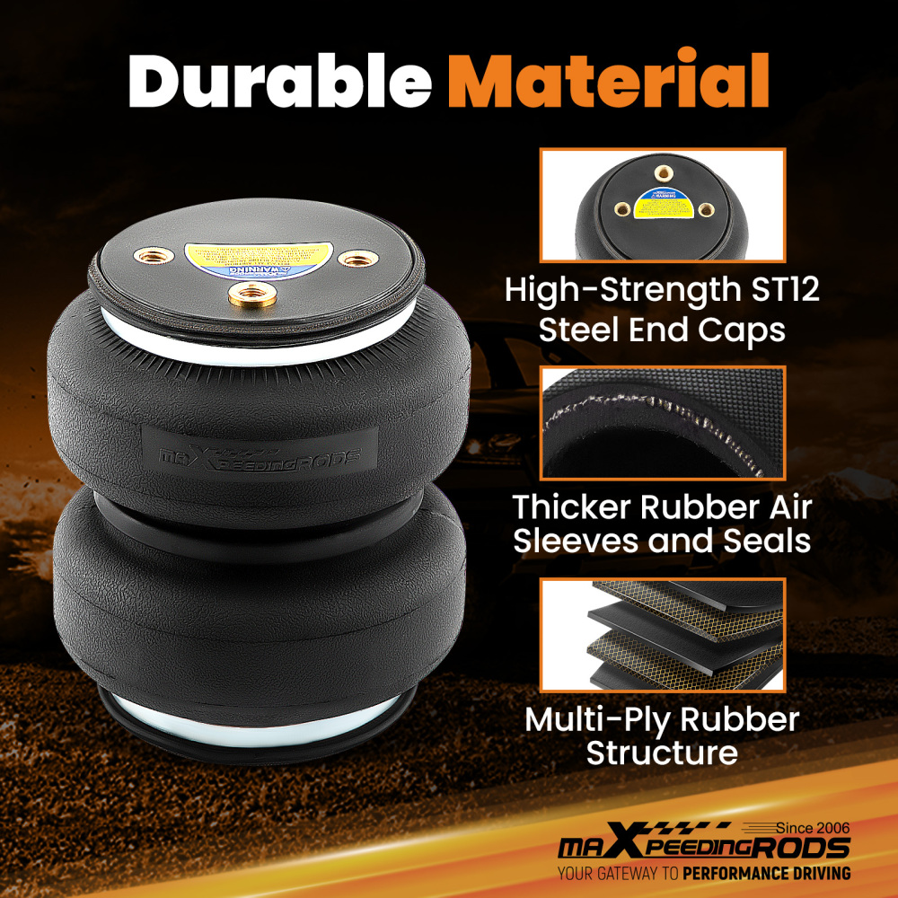 Air Spring Leveling Kit compatible for Dodge Ram 1500 Pickup 5000 lbs 4WD RWD