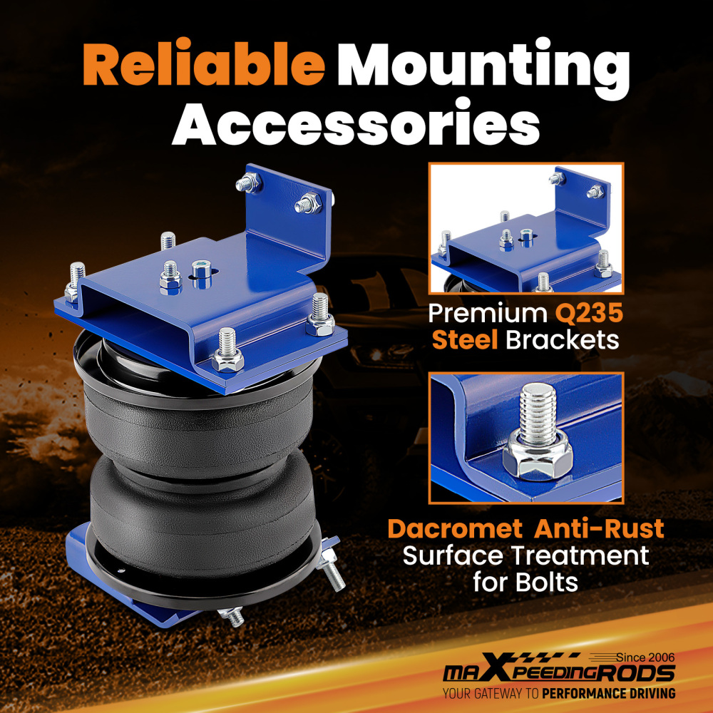 Air Spring Leveling Kit compatible for Dodge Ram 1500 Pickup 5000 lbs 4WD RWD