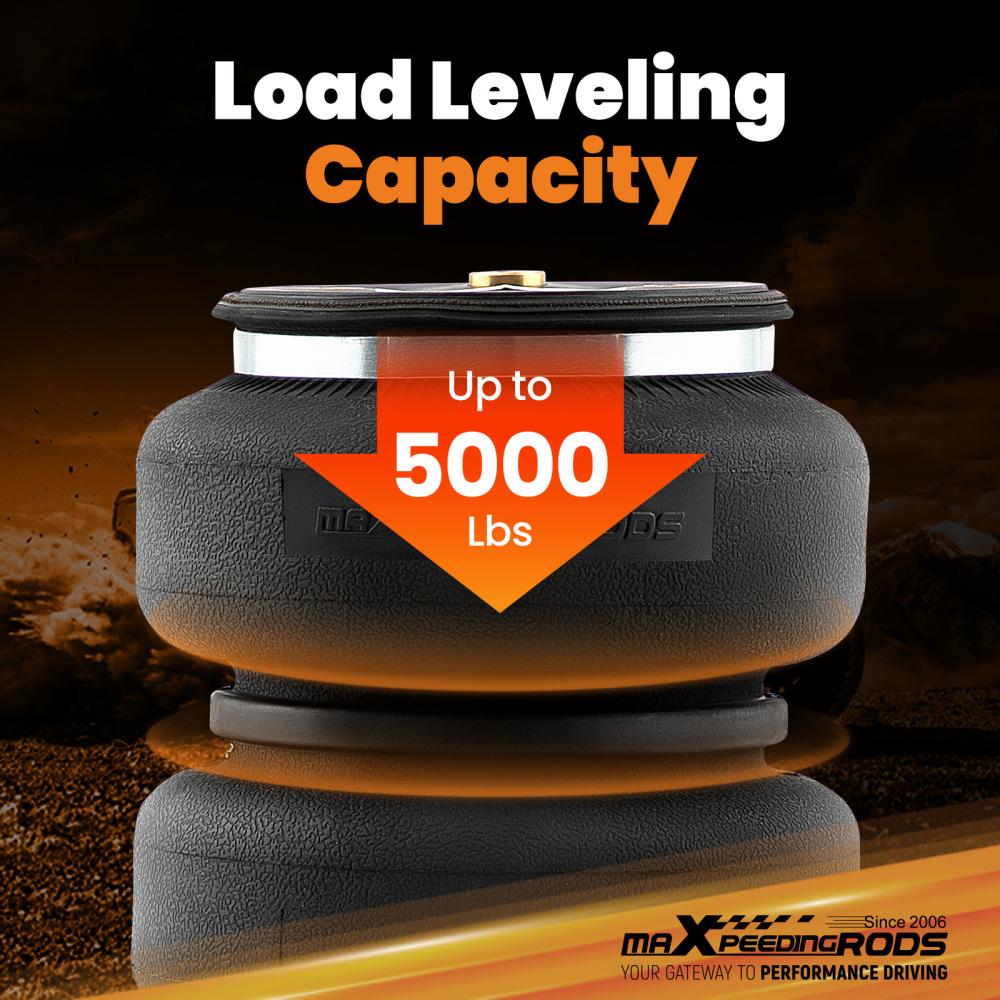 Air Spring Leveling Kit compatible for Dodge Ram 1500 Pickup 5000 lbs 4WD RWD