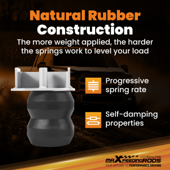 Rear Suspension Helper Spring Kit compatible for Ford F-250 Super Duty 2WD 4WD 2011-2016