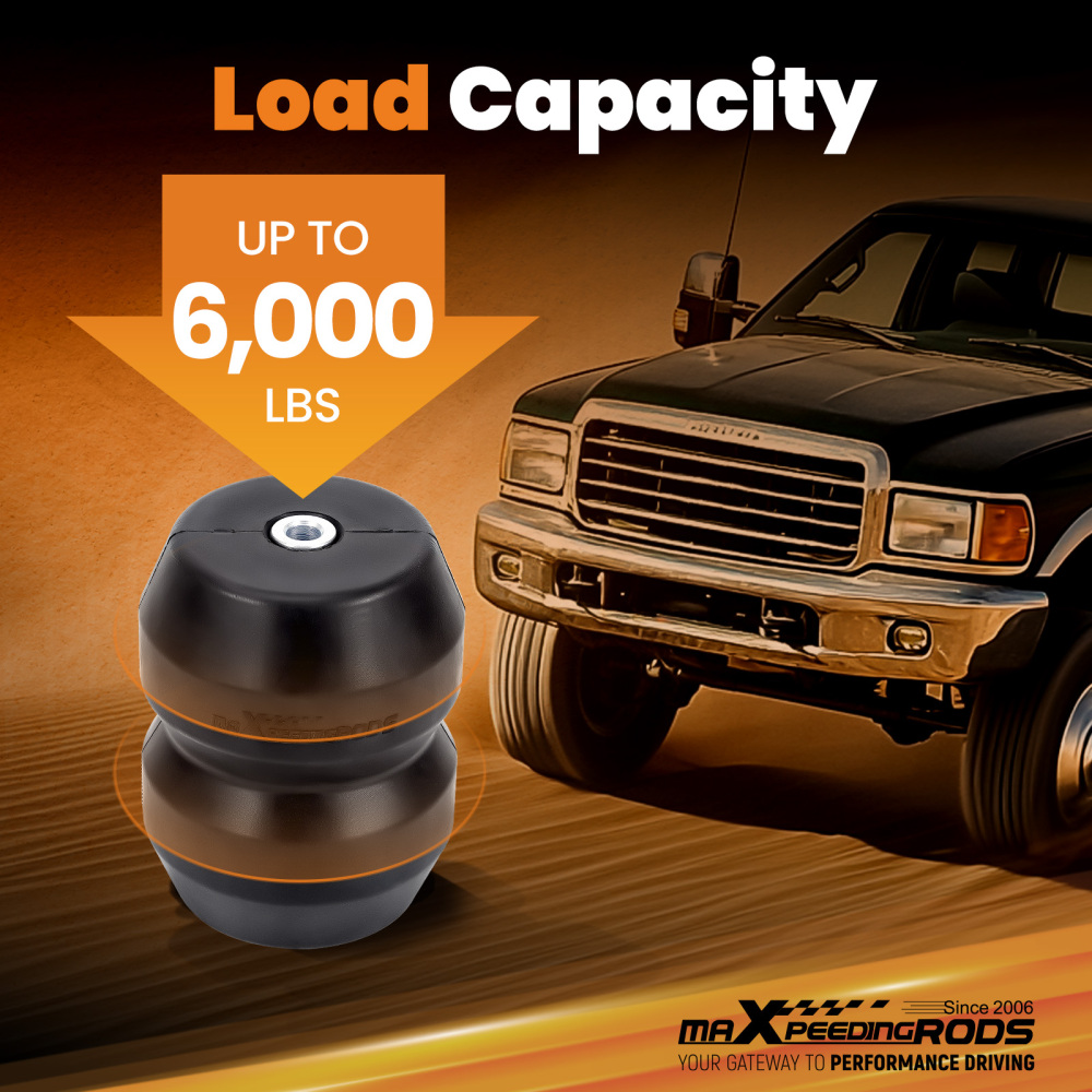 Rear Suspension Enhancement System 6000lbs compatible for Ford F150 1970-1996