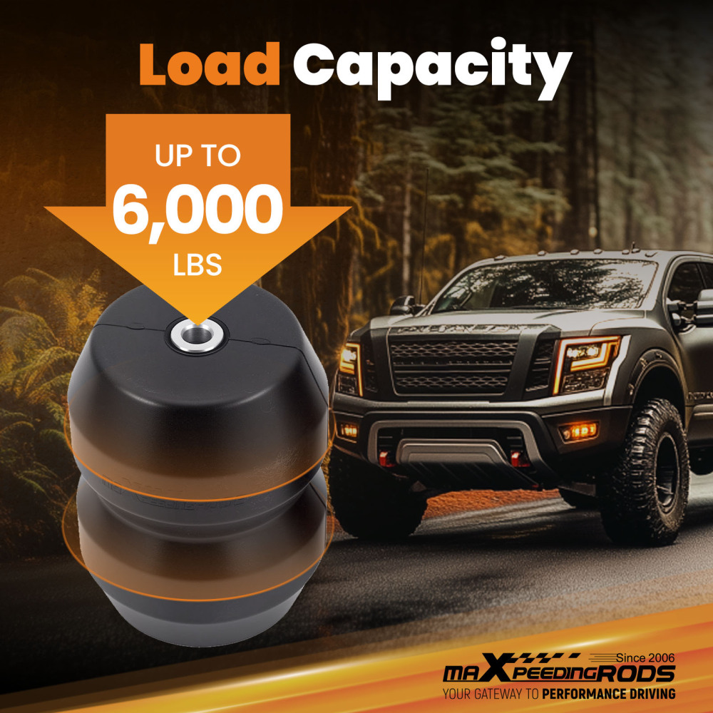 Rear Suspension Enhancement System 6000 lbs compatible for Nissan Titan 2004-2024