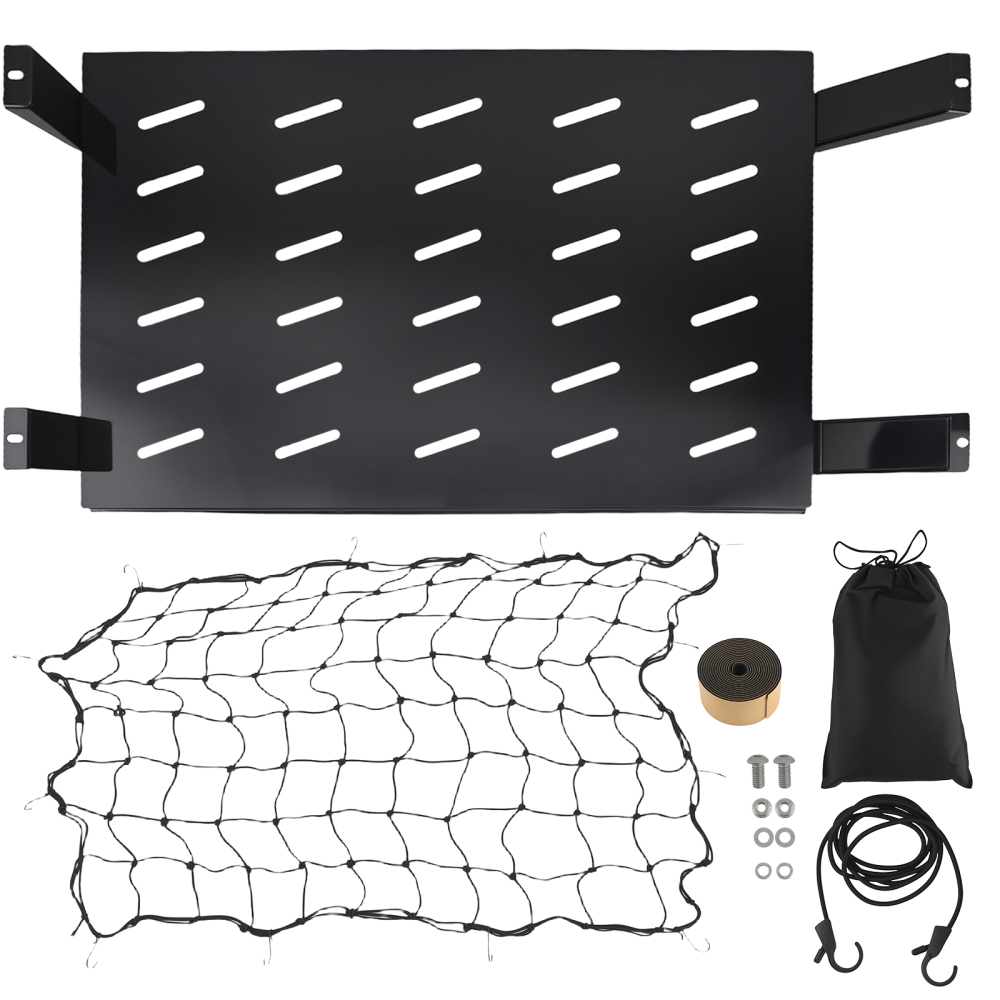 Rear Cargo Rack compatible for Jeep Wrangler TJ 1997-2006 300lbs Capacity with Elastic Net